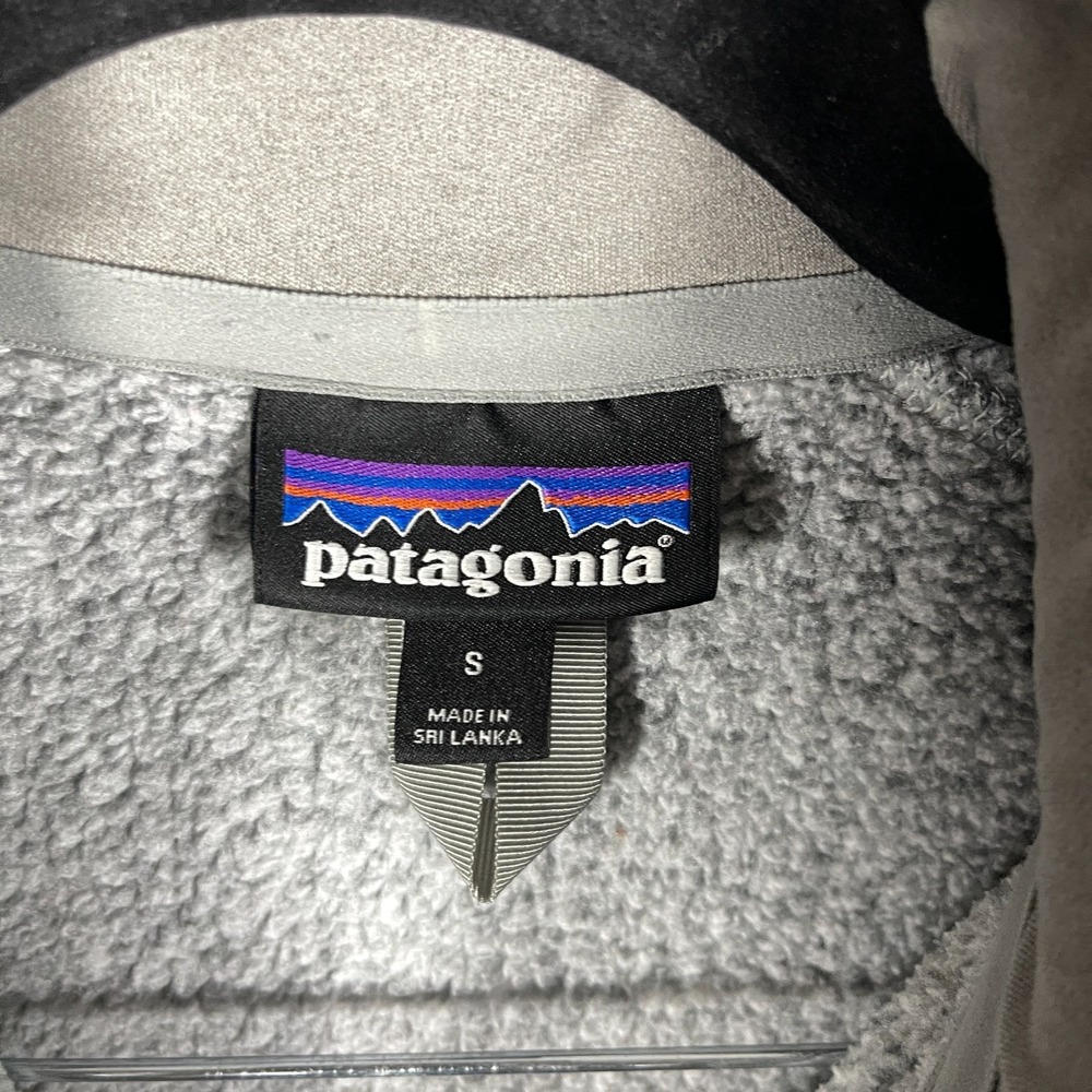 Patagonia Better Sweater Full Zip Fleece Jacket Grey Heather Womens Size Small - Picture 4 of 9